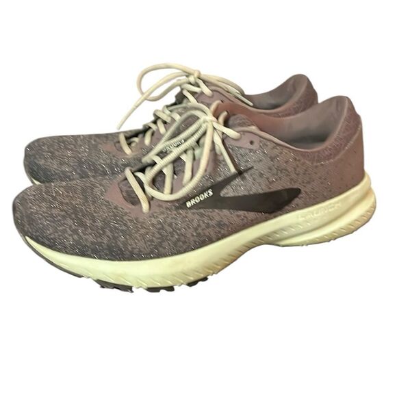 Brooks Womens Launch 6 1202851B011 Shark Aqua Lace Up Running Shoes B60 - Picture 2 of 11